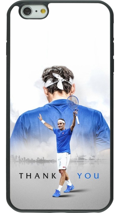 iPhone 6 Plus / 6s Plus Case Hülle - Silikon schwarz Thank you Roger