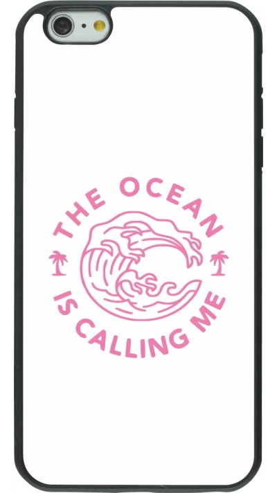 iPhone 6 Plus / 6s Plus Case Hülle - Silikon schwarz The Ocean is calling me