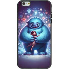 iPhone 6 Plus / 6s Plus Case Hülle - Silikon schwarz Valentin 2024 Flauschige Liebe