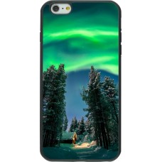 iPhone 6 Plus / 6s Plus Case Hülle - Silikon schwarz Winter 22 Northern Lights
