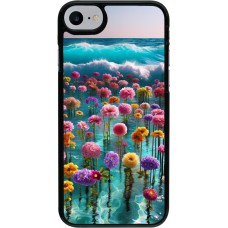 iPhone 7 / 8 / SE (2020, 2022) Case Hülle - Blumenmeer Wellen