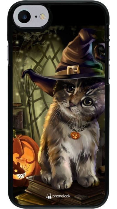 Hülle iPhone 7 / 8 / SE (2020, 2022) - Halloween 21 Witch cat