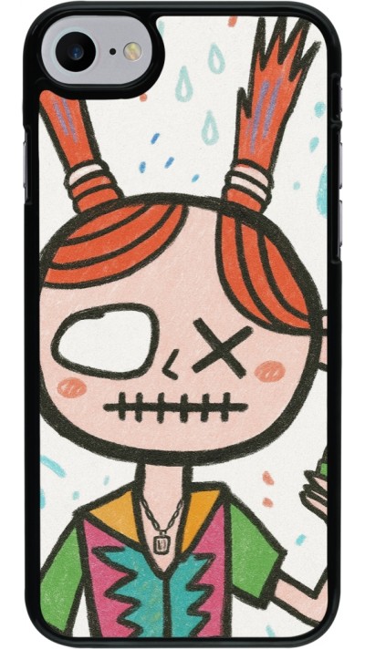Coque iPhone 7 / 8 / SE (2020, 2022) - Little Girl Sketch