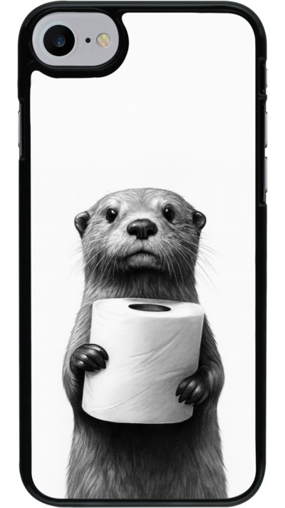 Coque iPhone 7 / 8 / SE (2020, 2022) - Loutre papier de toilette