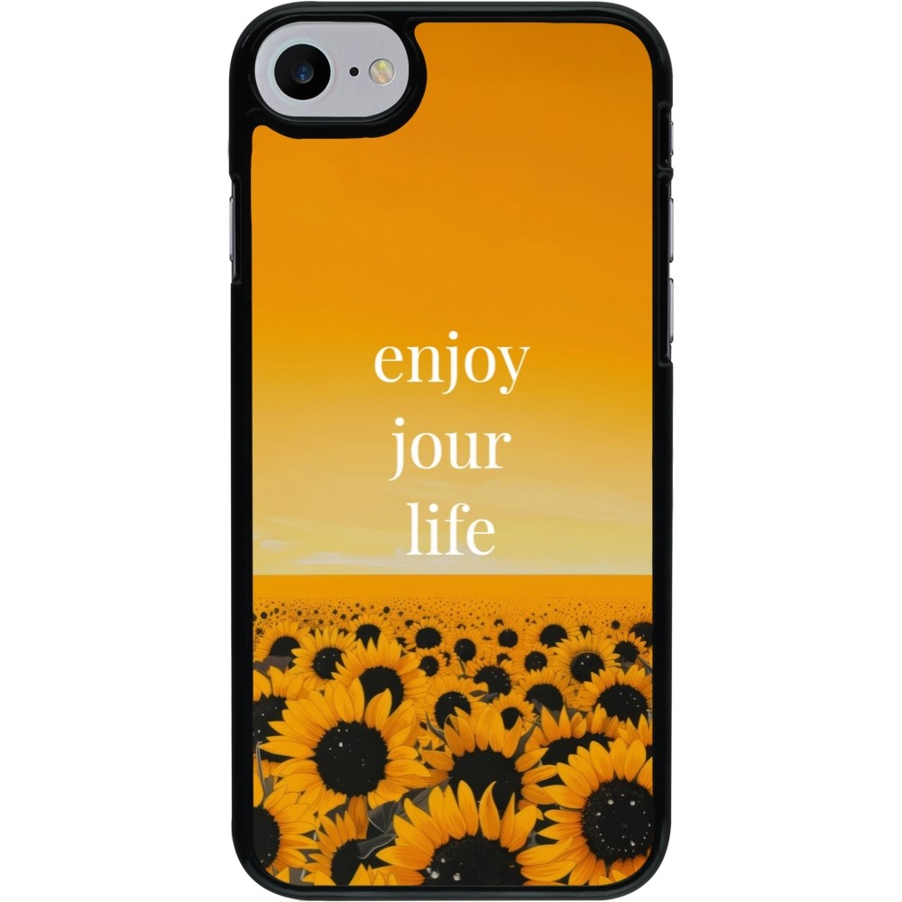 iPhone 7 / 8 / SE (2020, 2022) Case Hülle - Summer 2025 Enjoy your life