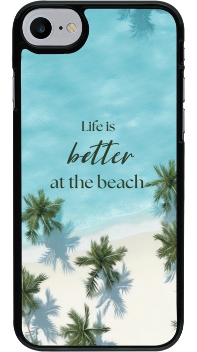 iPhone 7 / 8 / SE (2020, 2022) Case Hülle - Summer 2025 Life is better at the beach