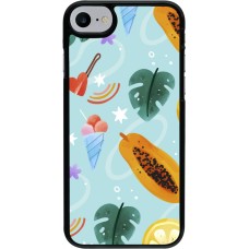 iPhone 7 / 8 / SE (2020, 2022) Case Hülle - Summer 2025 Pattern papaya