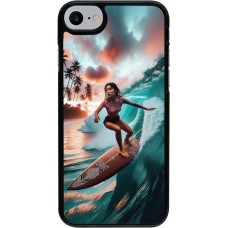 iPhone 7 / 8 / SE (2020, 2022) Case Hülle - Surferin aus Bali