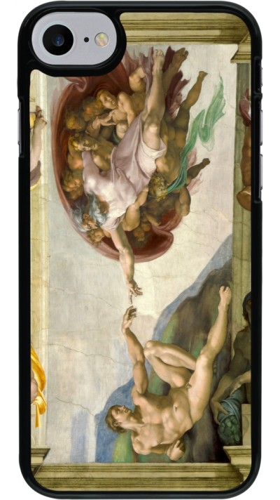Coque iPhone 7 / 8 / SE (2020, 2022) - Tableau art - La Création d’Adam - Michel-Ange