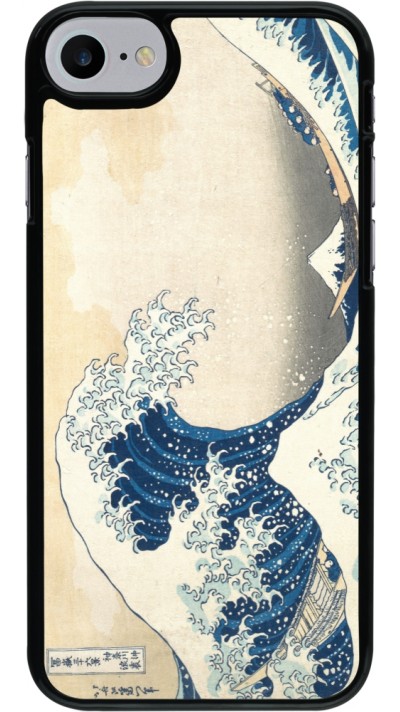 Coque iPhone 7 / 8 / SE (2020, 2022) - Tableau art - La Grande Vague de Kanagawa - Hokusai
