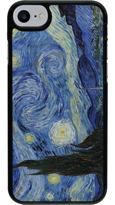Coque iPhone 7 / 8 / SE (2020, 2022) - Tableau art - La Nuit étoilée - Van Gogh