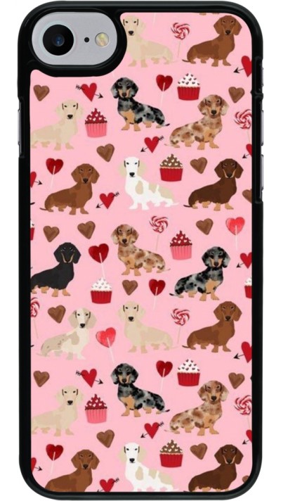 iPhone 7 / 8 / SE (2020, 2022) Case Hülle - Valentine 2024 puppy love