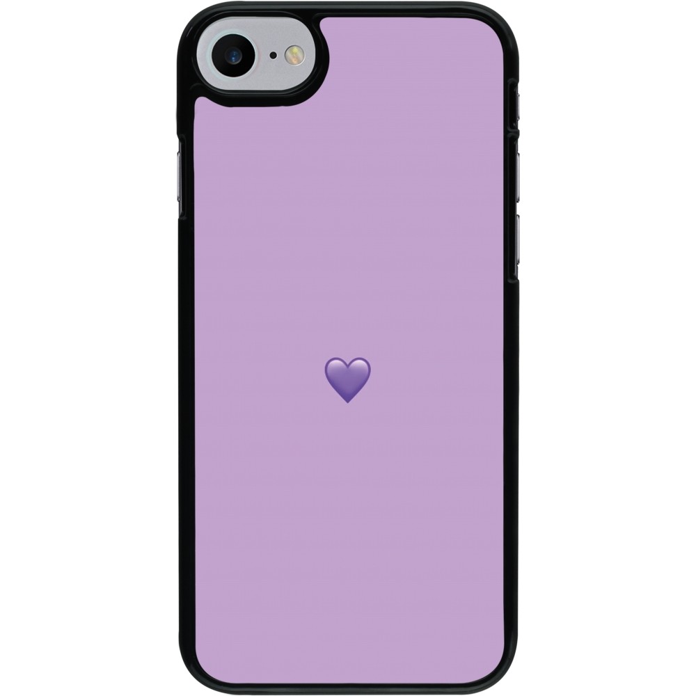 iPhone 7 / 8 / SE (2020, 2022) Case Hülle - Valentine 2023 purpule single heart