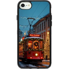 iPhone 7 / 8 / SE (2020, 2022) Case Hülle - Silikon schwarz Christmas 25 Xmas Train