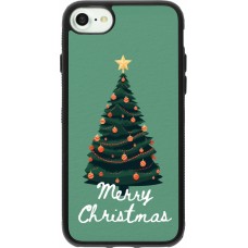 iPhone 7 / 8 / SE (2020, 2022) Case Hülle - Silikon schwarz Christmas 25 Xmas Tree