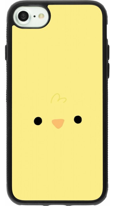 iPhone 7 / 8 / SE (2020, 2022) Case Hülle - Silikon schwarz Easter 2026 Little chicken