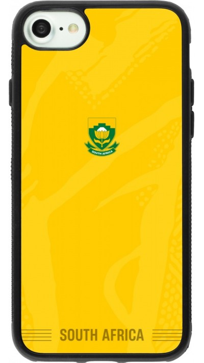 iPhone 7 / 8 / SE (2020, 2022) Case Hülle - Silikon schwarz Südafrika 2026 personalisierbares Fussballtrikot