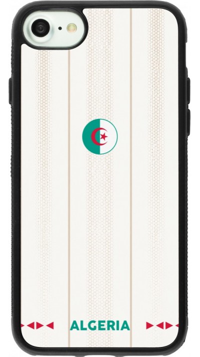 iPhone 7 / 8 / SE (2020, 2022) Case Hülle - Silikon schwarz Algerien 2026 personalisierbares Fussballtrikot