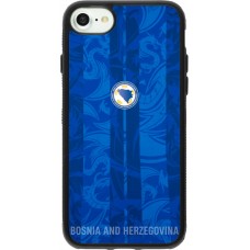iPhone 7 / 8 / SE (2020, 2022) Case Hülle - Silikon schwarz Bosnien und Herzegowina 2026 personalisierbares Fussballtrikot