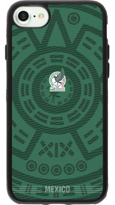 iPhone 7 / 8 / SE (2020, 2022) Case Hülle - Silikon schwarz Mexiko 2026 personalisierbares Fussballtrikot