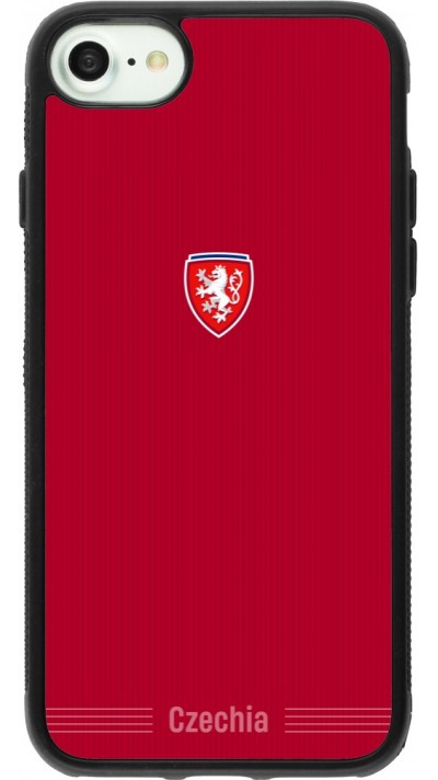 iPhone 7 / 8 / SE (2020, 2022) Case Hülle - Silikon schwarz Tschechische Republik 2026 personalisierbares Fussballtrikot
