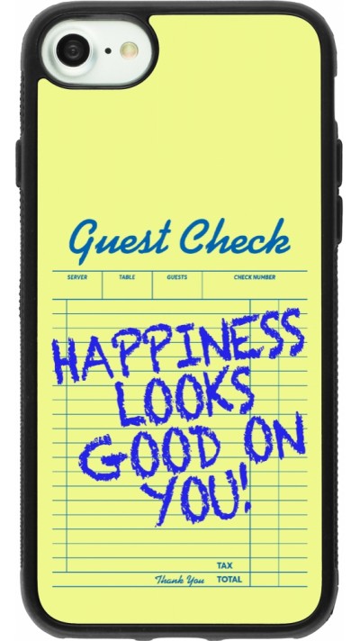 iPhone 7 / 8 / SE (2020, 2022) Case Hülle - Silikon schwarz Guest check 2026