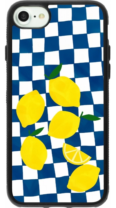 iPhone 7 / 8 / SE (2020, 2022) Case Hülle - Silikon schwarz Illustration lemons 2026
