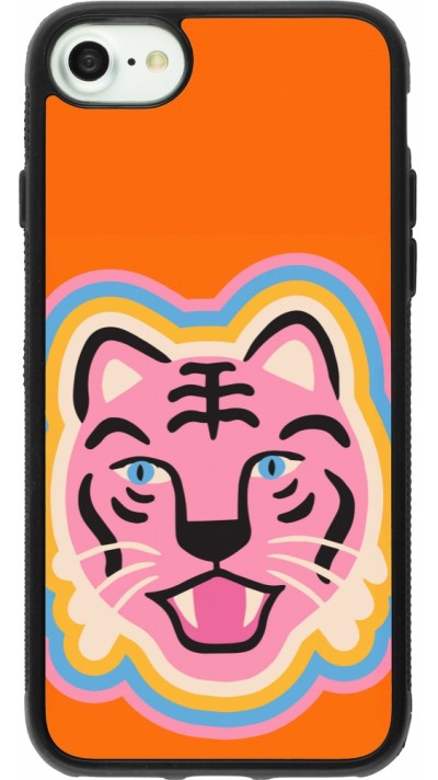 iPhone 7 / 8 / SE (2020, 2022) Case Hülle - Silikon schwarz Lion colors 2026