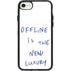 iPhone 7 / 8 / SE (2020, 2022) Case Hülle - Silikon schwarz Offline is the new luxury