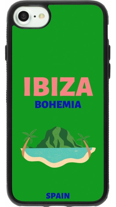 iPhone 7 / 8 / SE (2020, 2022) Case Hülle - Silikon schwarz Pop Summer Destination Ibiza