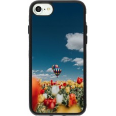 iPhone 7 / 8 / SE (2020, 2022) Case Hülle - Silikon schwarz Hot air balloon 2026