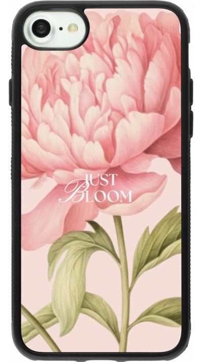 iPhone 7 / 8 / SE (2020, 2022) Case Hülle - Silikon schwarz Just Bloom 2026