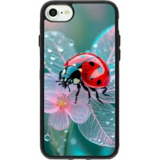 iPhone 7 / 8 / SE (2020, 2022) Case Hülle - Silikon schwarz Ladybird in bloom 2026