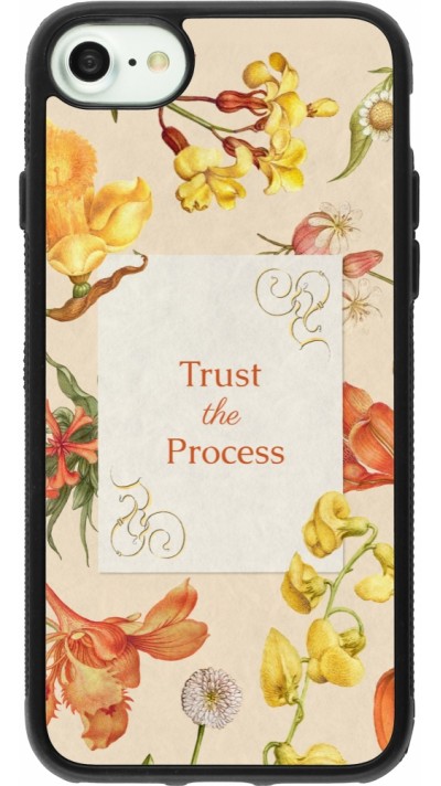 iPhone 7 / 8 / SE (2020, 2022) Case Hülle - Silikon schwarz Trust the process 2026