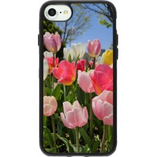 iPhone 7 / 8 / SE (2020, 2022) Case Hülle - Silikon schwarz Tulips 2026