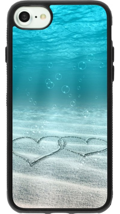 Coque iPhone 7 / 8 / SE (2020, 2022) - Silicone rigide noir Summer 18 19