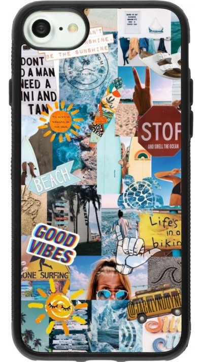 Coque iPhone 7 / 8 / SE (2020, 2022) - Silicone rigide noir Summer 2021 15