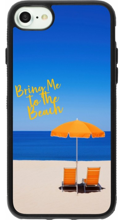 iPhone 7 / 8 / SE (2020, 2022) Case Hülle - Silikon schwarz Summer 2025 Bring me to the beach