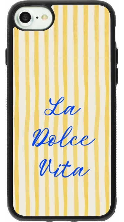iPhone 7 / 8 / SE (2020, 2022) Case Hülle - Silikon schwarz The good life 2026