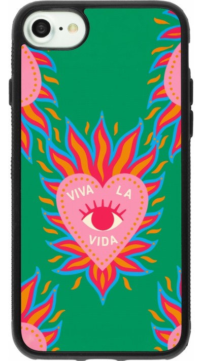 iPhone 7 / 8 / SE (2020, 2022) Case Hülle - Silikon schwarz Viva la vida 2026
