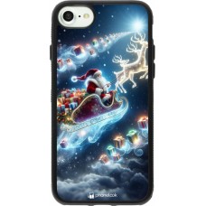 iPhone 7 / 8 / SE (2020, 2022) Case Hülle - Silikon schwarz Weihnachten 2023 Verzauberter Weihnachtsmann