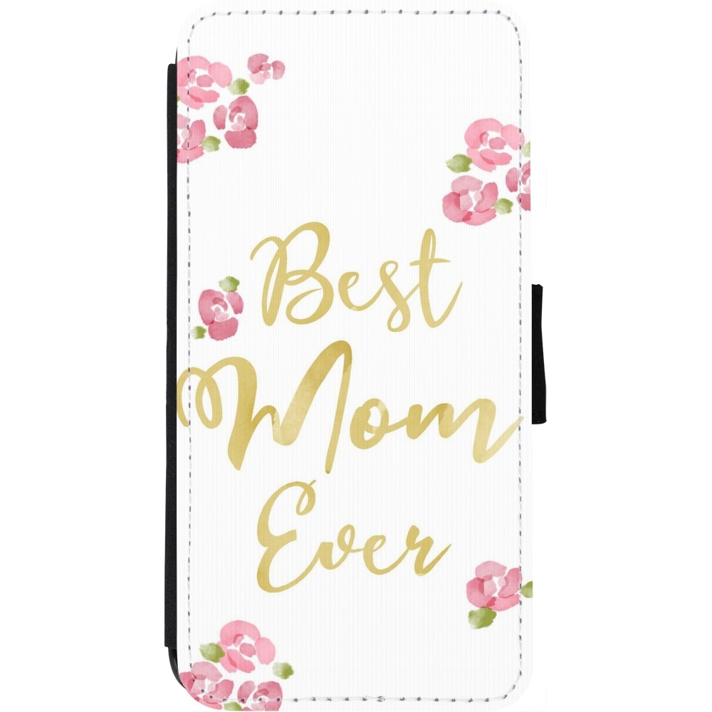 iPhone 7 / 8 / SE (2020, 2022) Case Hülle - Wallet schwarz Mom 2024 best Mom ever