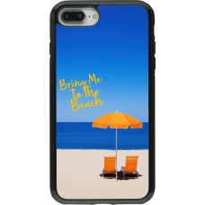 iPhone 7 Plus / 8 Plus Case Hülle - Hybrid Armor schwarz Summer 2025 Bring me to the beach
