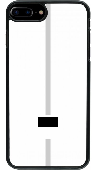iPhone 7 Plus / 8 Plus Case Hülle - Kanton FR weiss