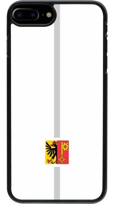 iPhone 7 Plus / 8 Plus Case Hülle - Kanton GE weiss