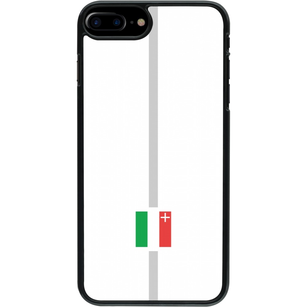 iPhone 7 Plus / 8 Plus Case Hülle - Kanton NE weiss