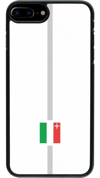 iPhone 7 Plus / 8 Plus Case Hülle - Kanton NE weiss