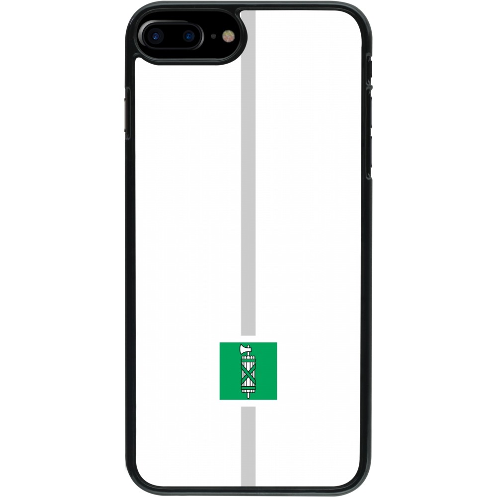 iPhone 7 Plus / 8 Plus Case Hülle - Kanton SG weiss