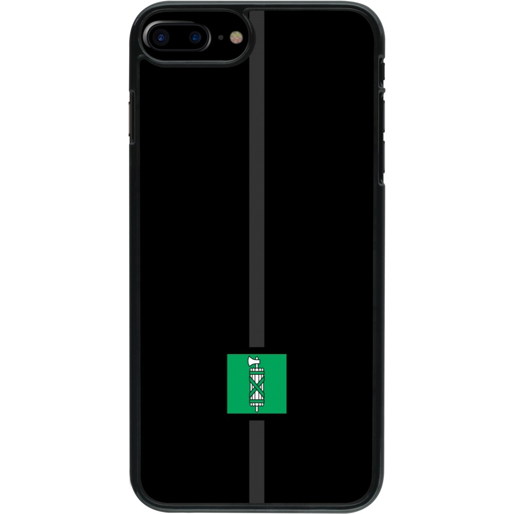 iPhone 7 Plus / 8 Plus Case Hülle - Kanton SG schwarz