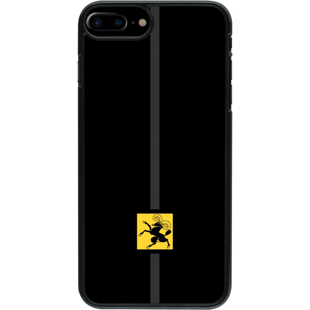 iPhone 7 Plus / 8 Plus Case Hülle - Kanton SH schwarz
